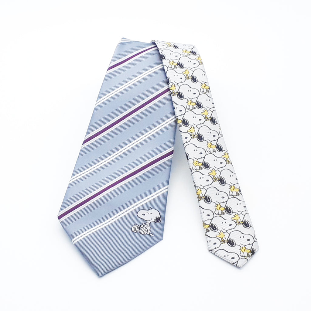 PEANUTS　SNOOPY　スヌーピー　ネクタイ　ストライプ  【JSN000002】