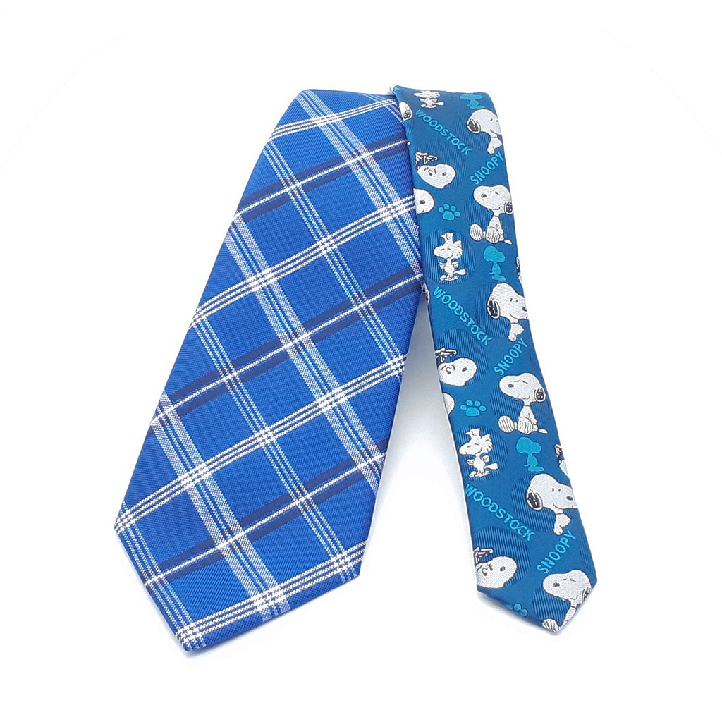 PEANUTS　SNOOPY　スヌーピー　ネクタイ　チェック 【JSN000001】
