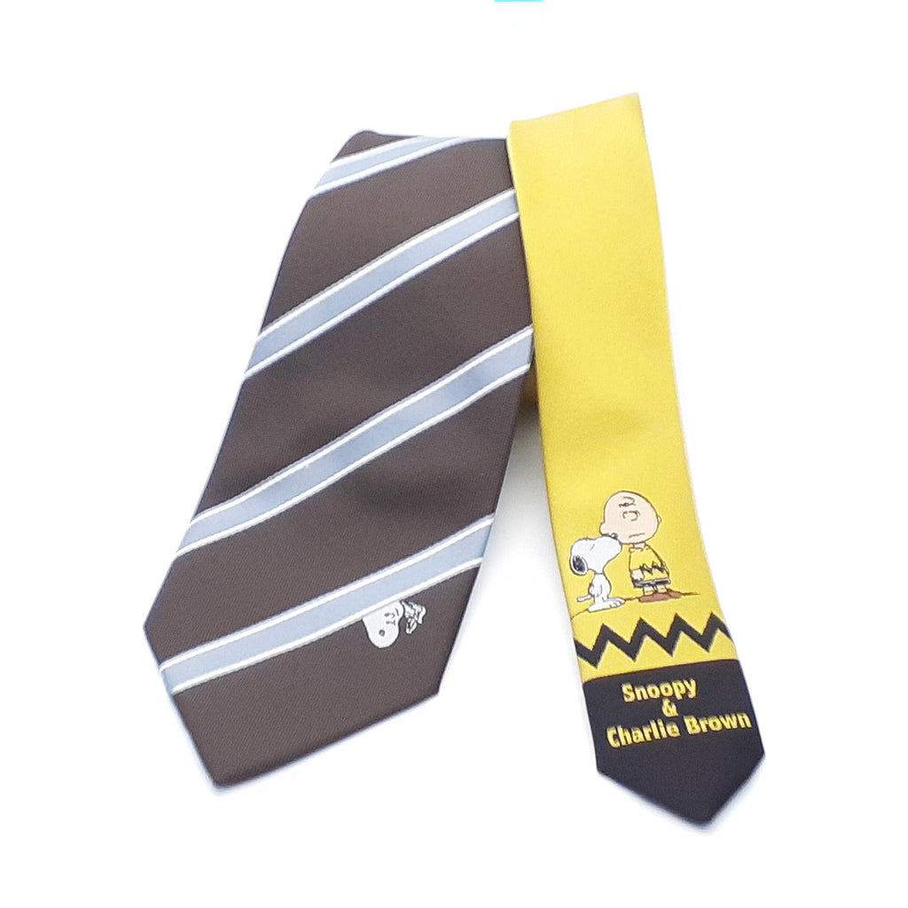 PEANUTS　SNOOPY　スヌーピー　ネクタイ　ストライプ  【JSN000001】
