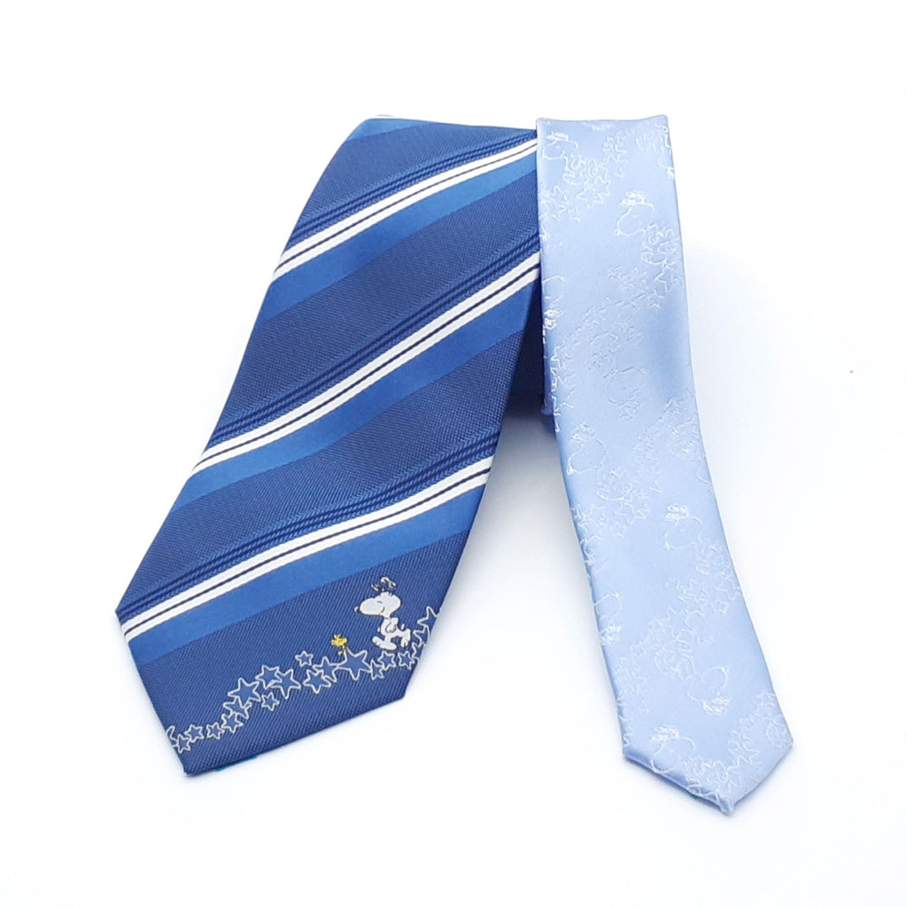 PEANUTS　SNOOPY　スヌーピー　ネクタイ　ストライプ1  【JSN000005】