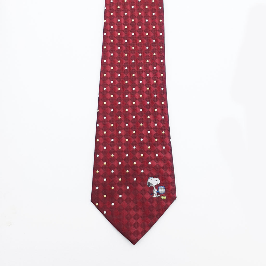 PEANUTS　SNOOPY　スヌーピー　ネクタイ　ドット  【JSN000003】