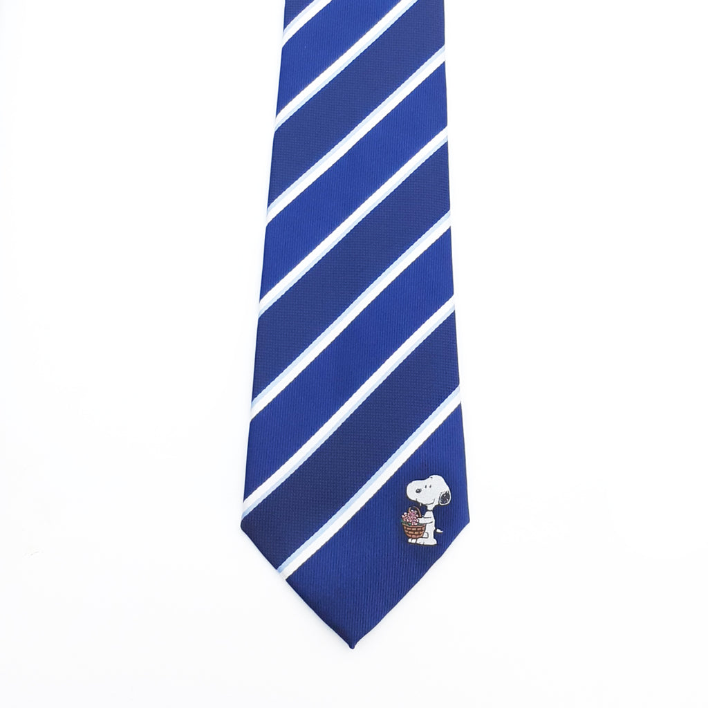 PEANUTS　SNOOPY　スヌーピー　ネクタイ　ストライプ1  【JSN000004】