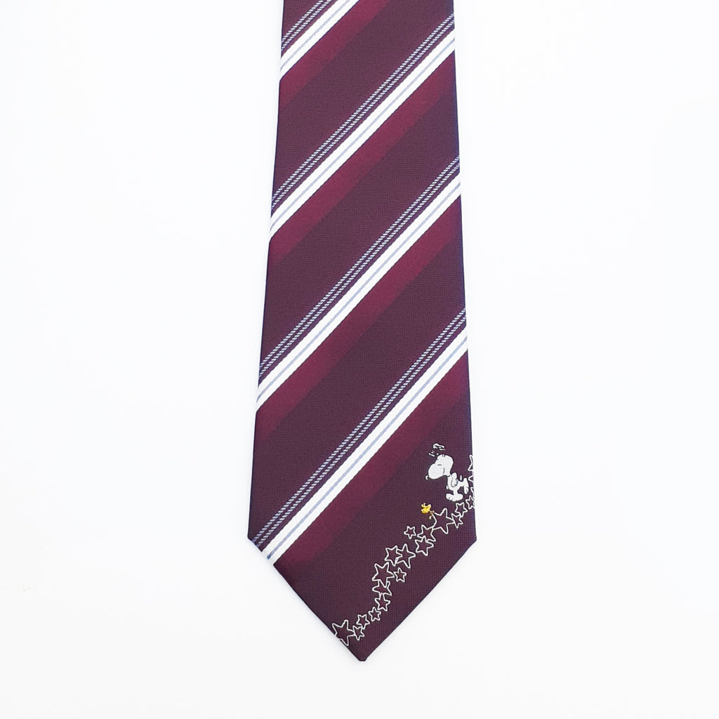 PEANUTS　SNOOPY　スヌーピー　ネクタイ　ストライプ1  【JSN000005】