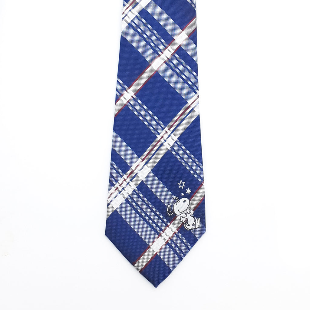 PEANUTS　SNOOPY　スヌーピー　ネクタイ　チェック  【JSN000005】