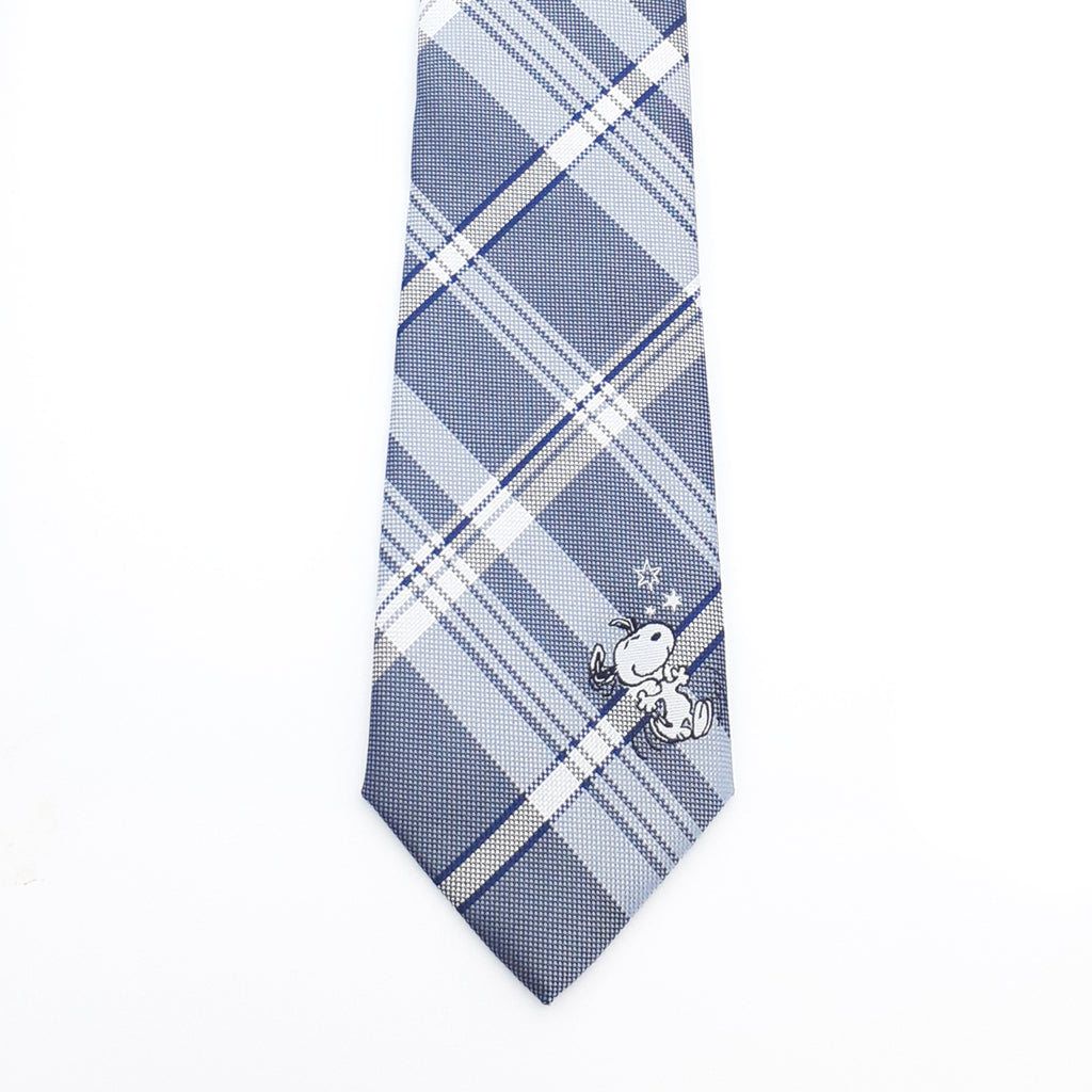 PEANUTS　SNOOPY　スヌーピー　ネクタイ　チェック  【JSN000005】